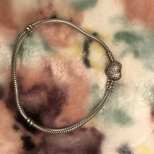 Rose gold Heart pandora charm bracelet